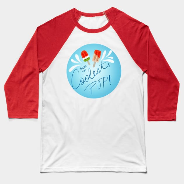 Coolest Pop Baseball T-Shirt by Veronica Morales Designer